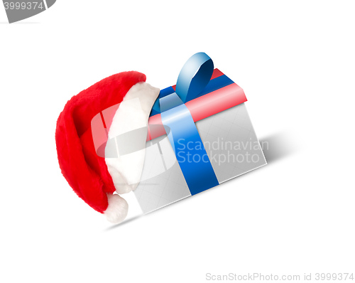 Image of Santa hat and gift