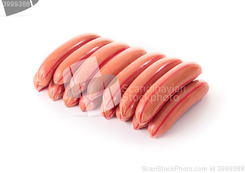 Image of sausages isolated