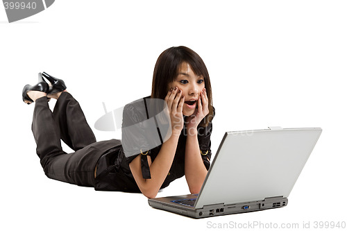 Image of Surprised woman