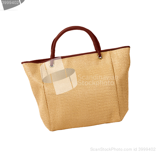 Image of Eco friendly wicker shopping bag