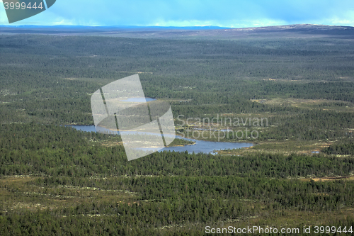 Image of open spaces of polar region in spring