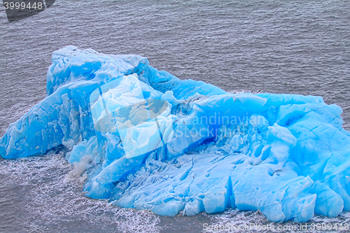 Image of Arctic iceberg. ice stock. area Novaya Zemlya