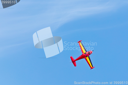 Image of LEEUWARDEN, THE NETHERLANDS - JUNE 10, 2016: Belgium Red Devils 