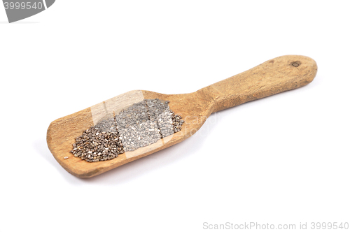 Image of Chia seeds on spoon