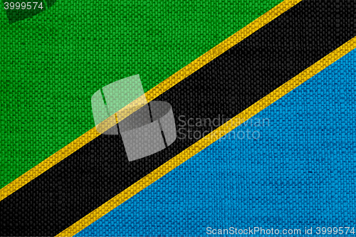 Image of Flag on old linen