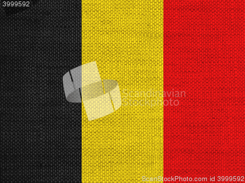 Image of Flag on old linen