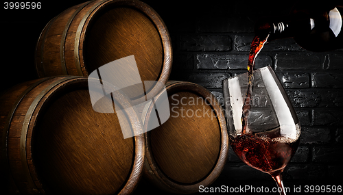 Image of Barrels with wine