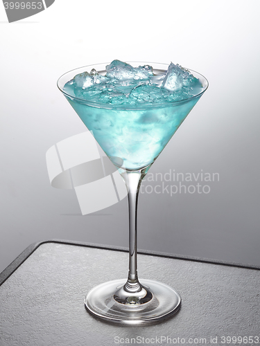 Image of glass of iced cocktail