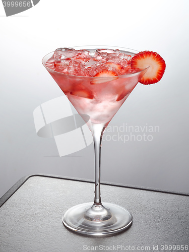 Image of glass of iced cocktail