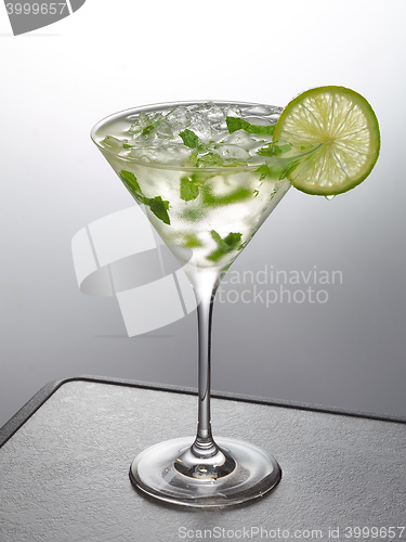 Image of glass of iced cocktail