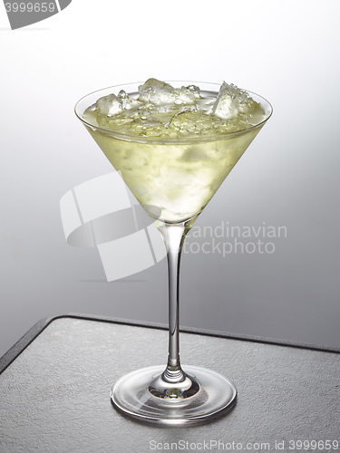 Image of glass of iced cocktail