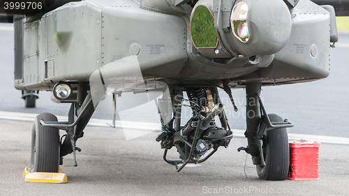 Image of LEEUWARDEN, THE NETHERLANDS - JUN 11, 2016: Boeing AH-64 Apache 