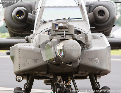 Image of LEEUWARDEN, THE NETHERLANDS - JUN 11, 2016: Boeing AH-64 Apache 