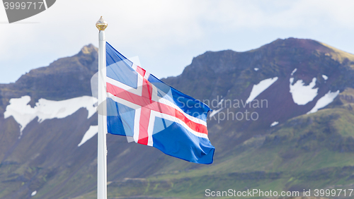 Image of Iceland flag - flag of Iceland