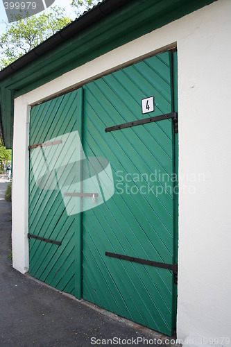 Image of Green door