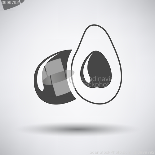Image of Avocado icon on gray background