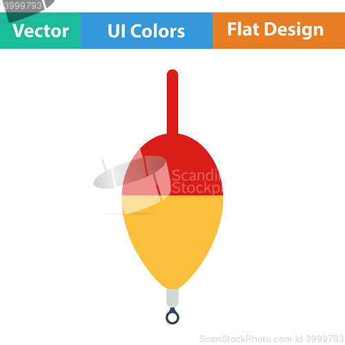 Image of Flat design icon of float