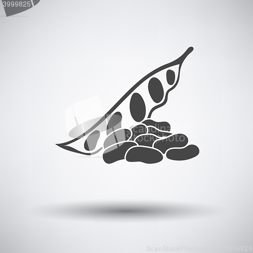 Image of Beans  icon on gray background