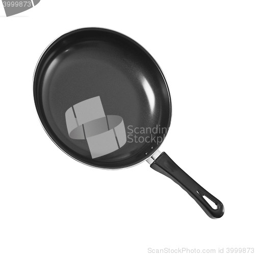 Image of black pan isolated on white