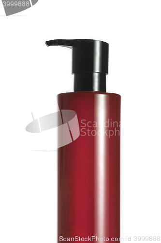 Image of red spray, isolated on white