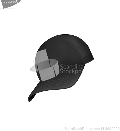 Image of black cap with clipping path