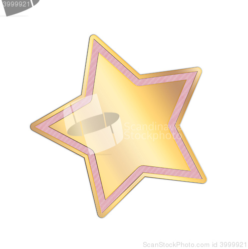 Image of Christmass star isolated