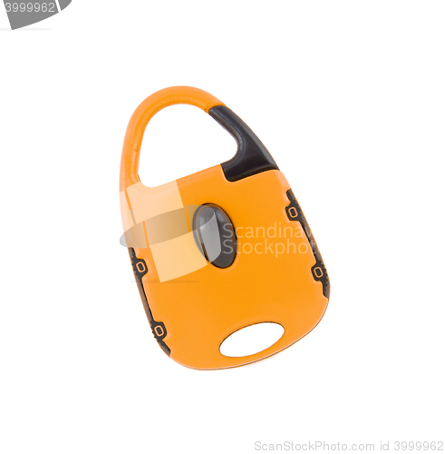 Image of Orange lock for bag