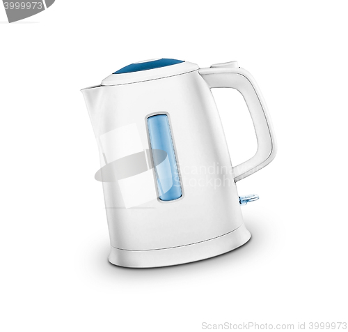 Image of modern kettle, isolated with clipping path