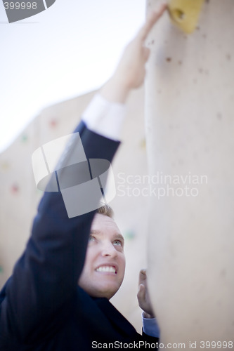 Image of Businessman Climb