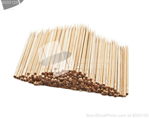 Image of toothpicks isolated