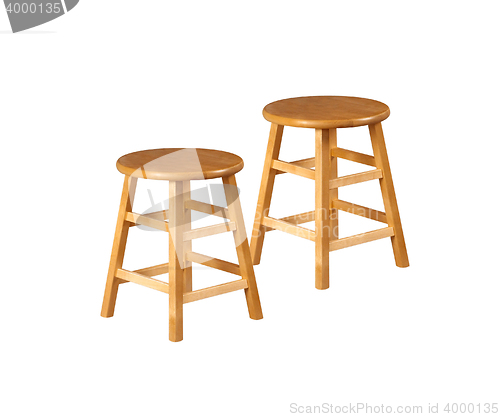 Image of Small Stools in white background