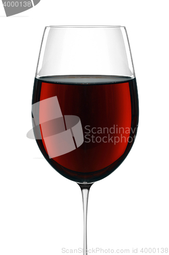 Image of Red wine in glass