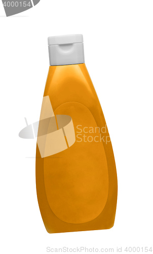 Image of mustard bottle isolated
