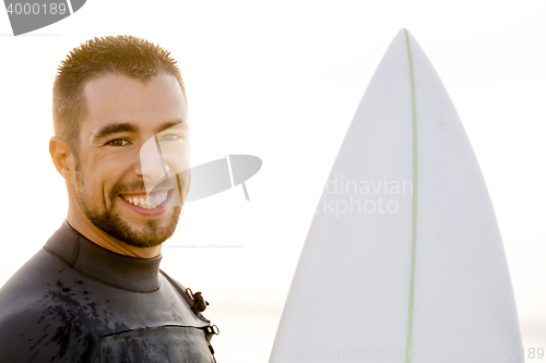 Image of Surfing makes me smile