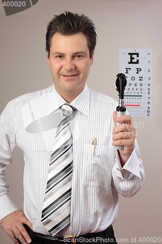 Image of Eye test, eye doctor ophthalmologist