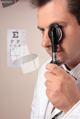 Image of Eyesight vision checkup assessment