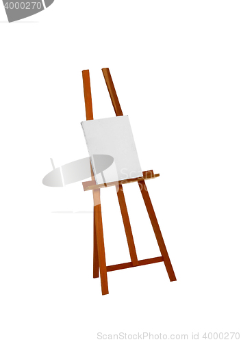 Image of Easel isolated on white