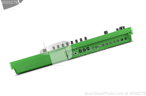 Image of green  tuner isolated