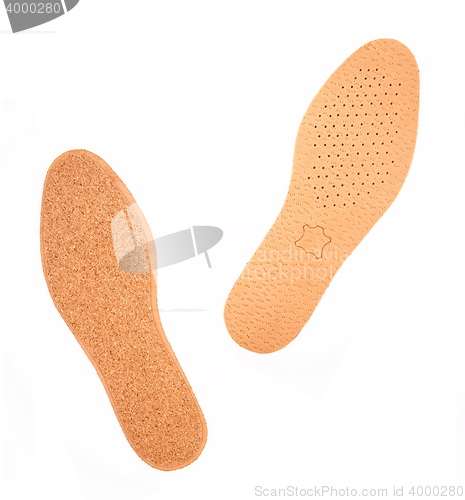 Image of White shoe insoles