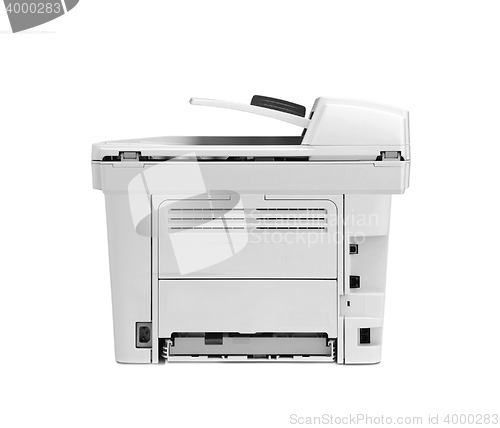 Image of Modern style office printer isolated