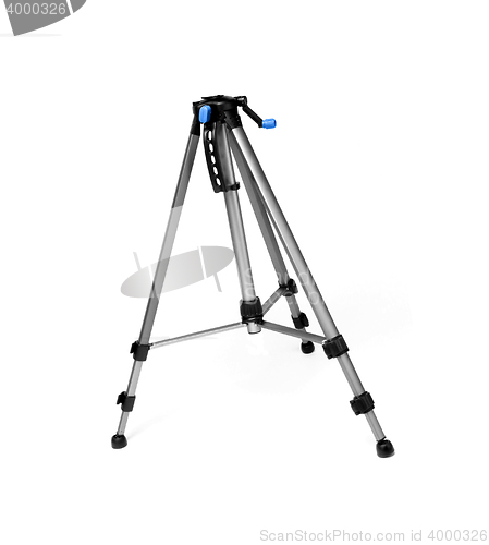 Image of Photo tripod isolated on white background