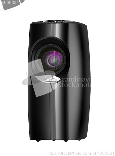 Image of projector under the white background