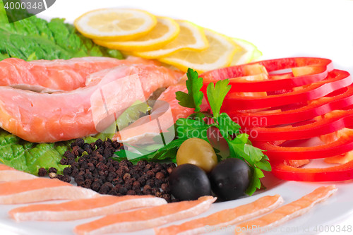 Image of close up red fish