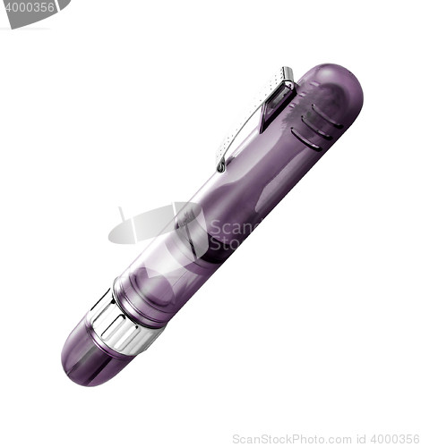 Image of tooth brush case isolated