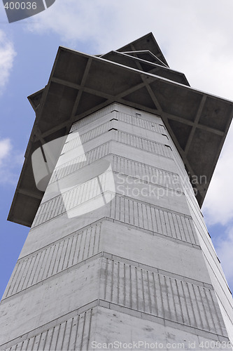Image of Tall TV tower with clipping path