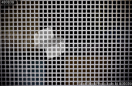 Image of metal texture background with squares