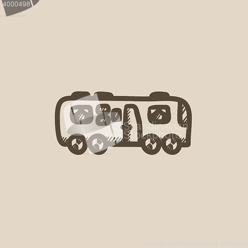 Image of Motorhome sketch icon.