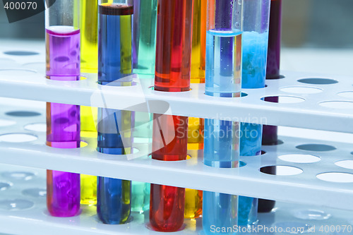 Image of Abstract test tubes