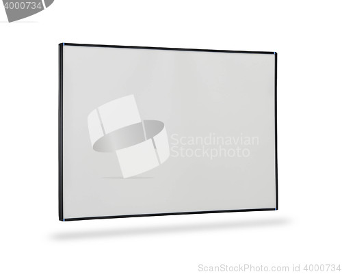 Image of White board isolated over white background