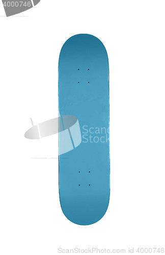 Image of blue skate board